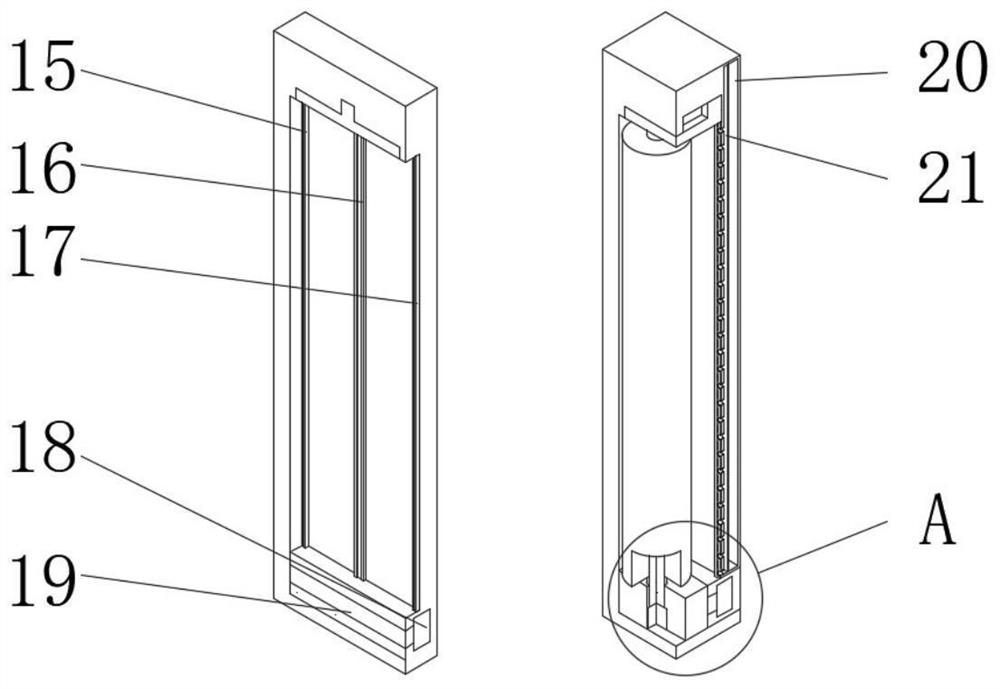 Lubricating oil filling device for elevator car guide rails