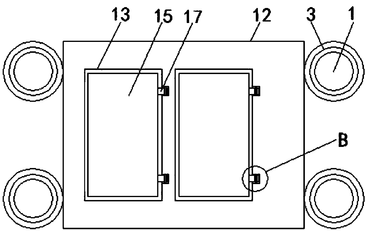 Retractable cosmetic showing stand