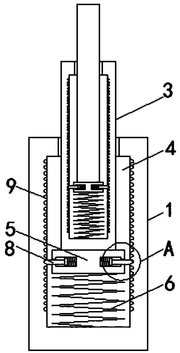 Retractable cosmetic showing stand