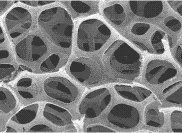 High-dielectric-material super capacitor with porous structure