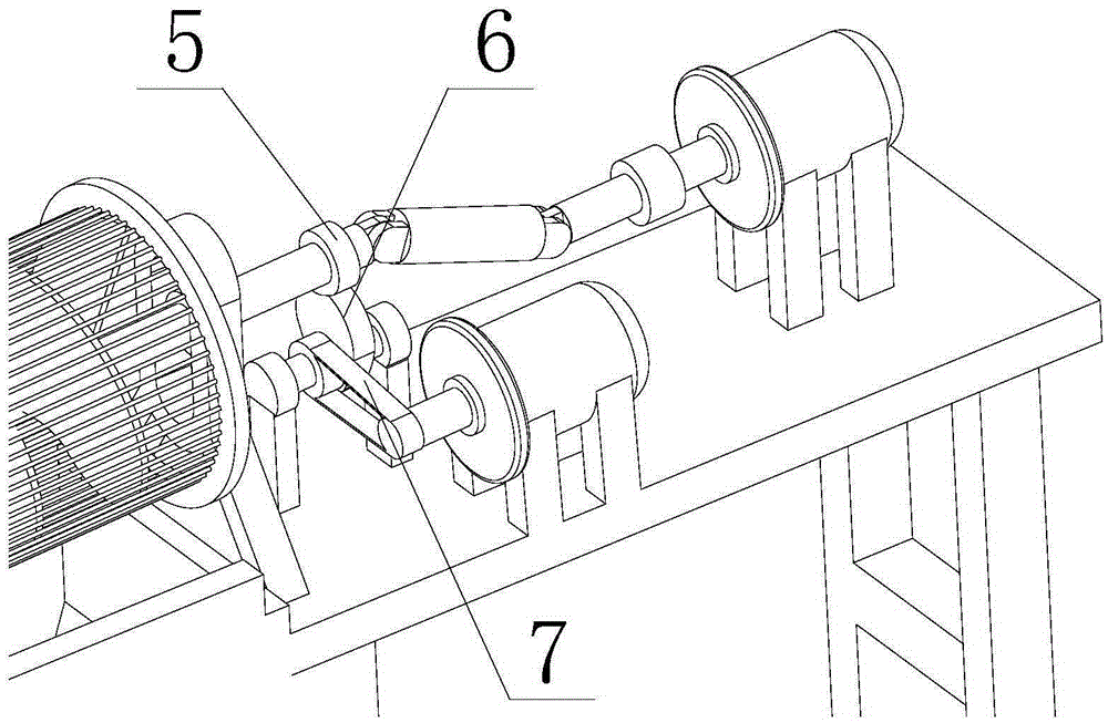 A vibrating drum screening machine