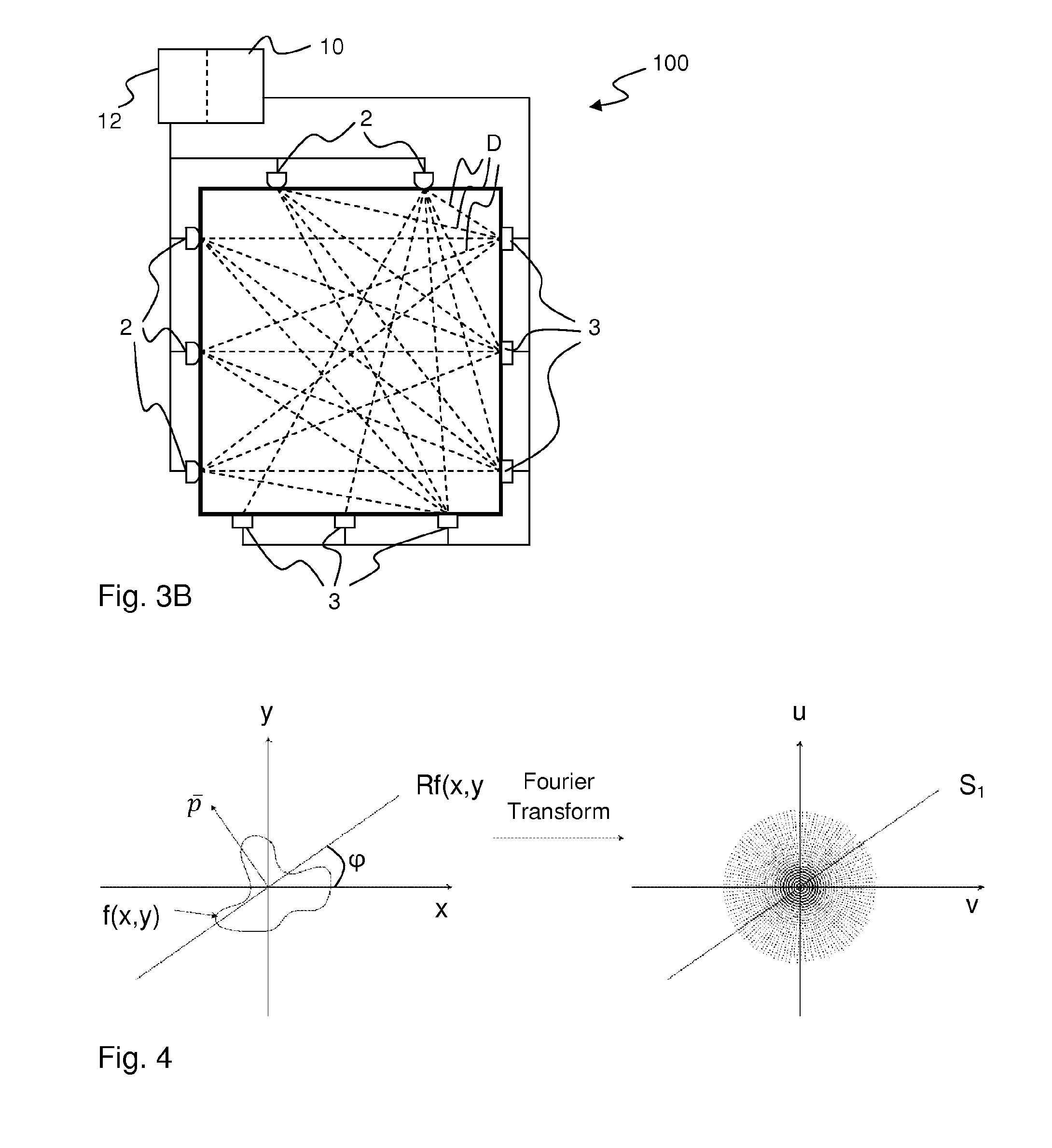 Touch determination by tomographic reconstruction