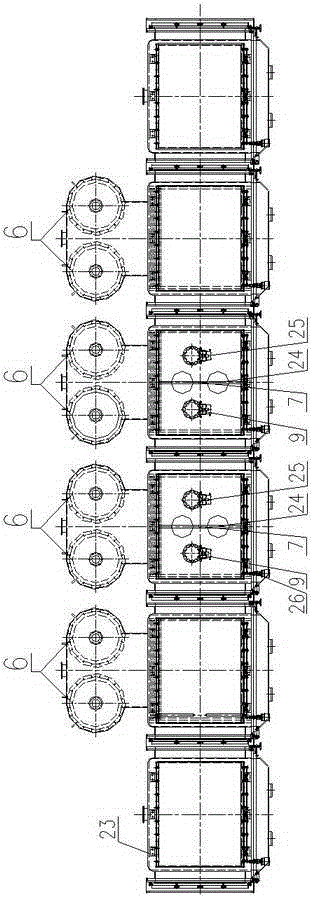 A production process and equipment for a large-scale solar thin-film cell module