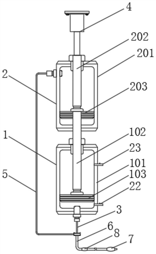 Gastrointestinal fluid decompression device for gastrointestinal surgery