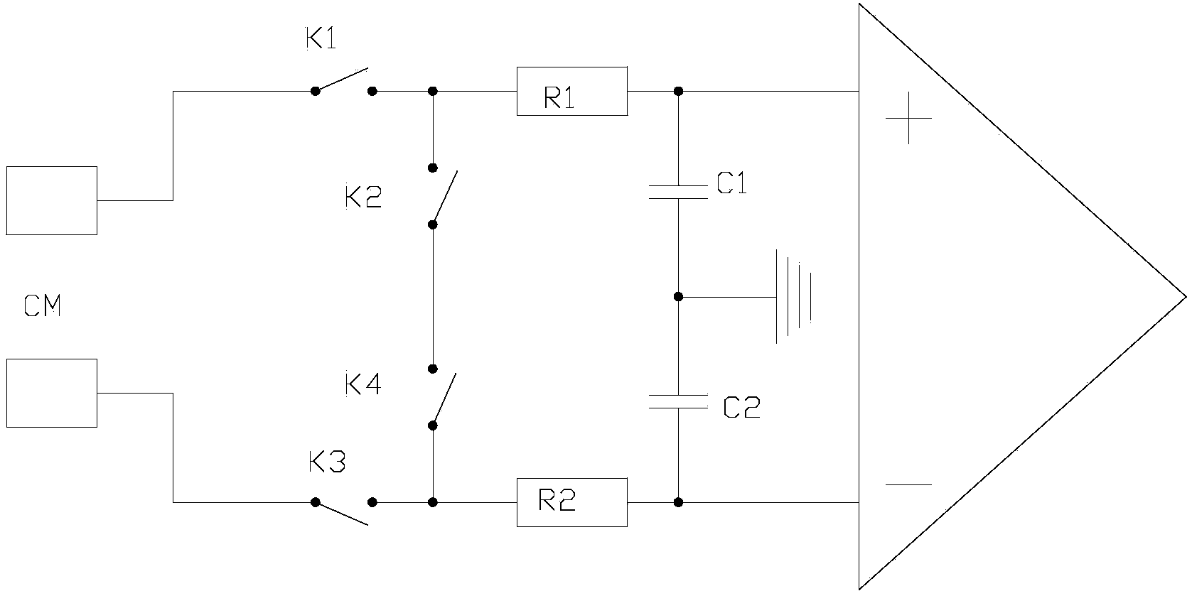 High-precision current sampling circuit of intelligent electric meter