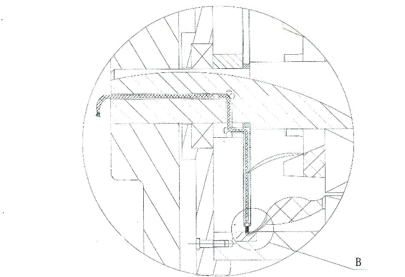 Hydraulic motor integrated transmission device