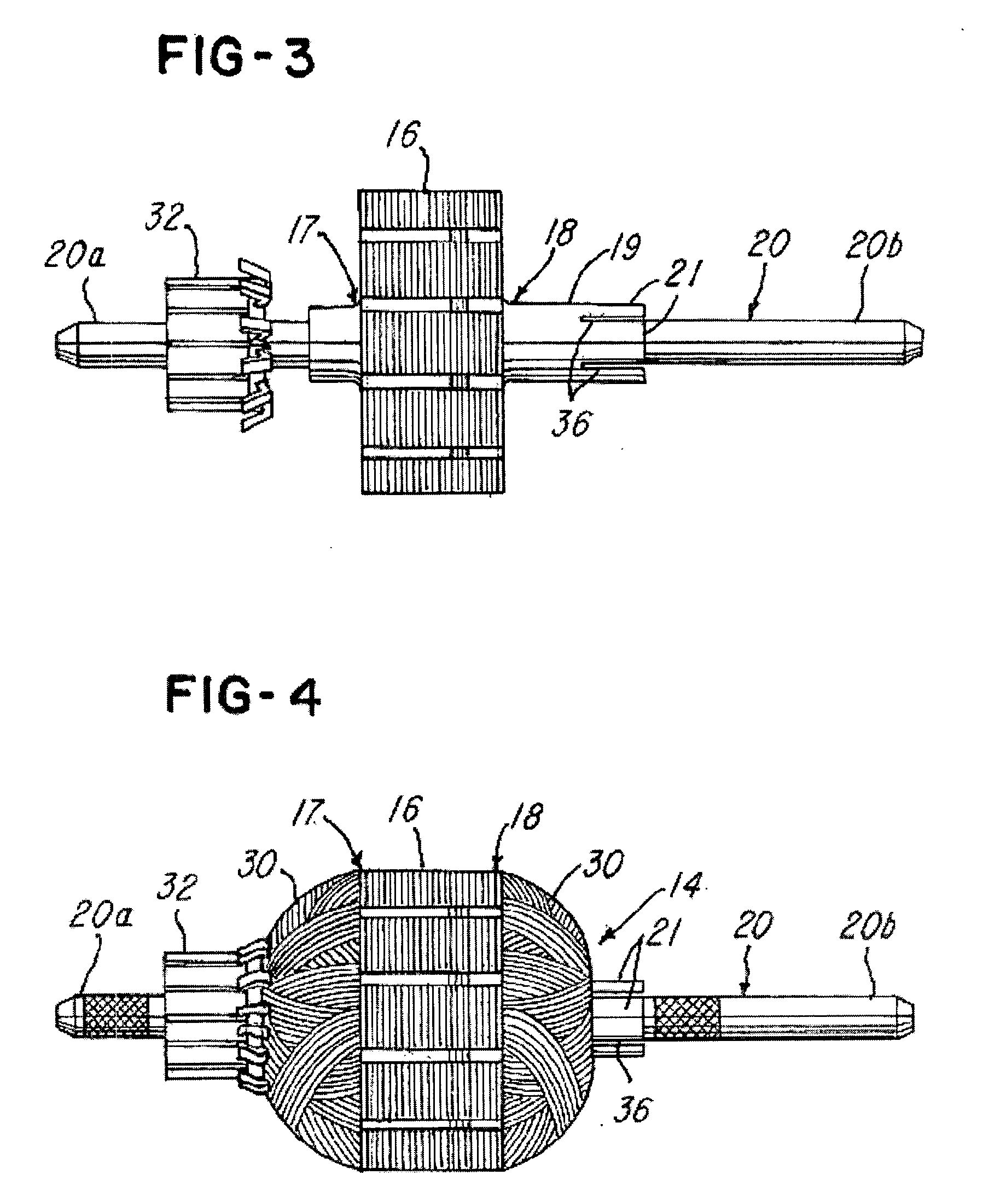 Electric motor and method for reducing end play