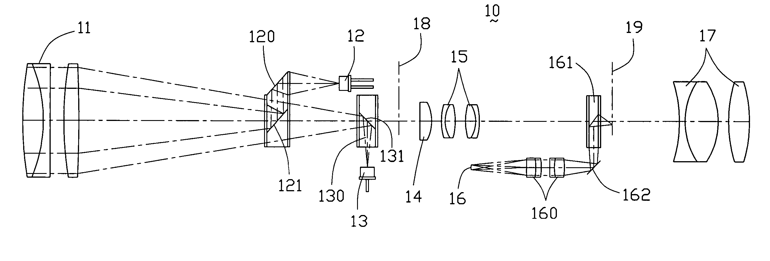 Riflescope and the laser rangefinder used therein