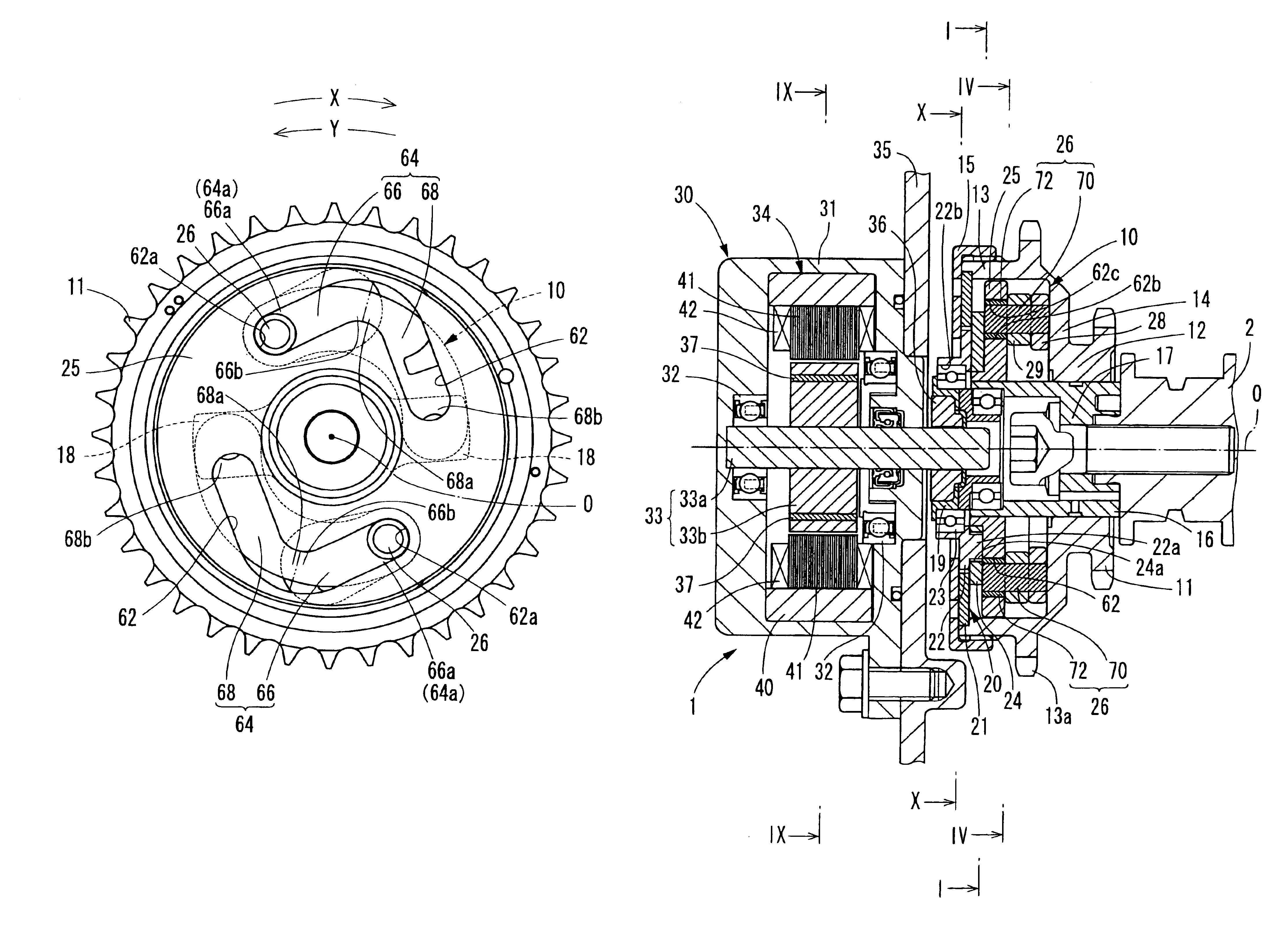 Valve timing adjustment device