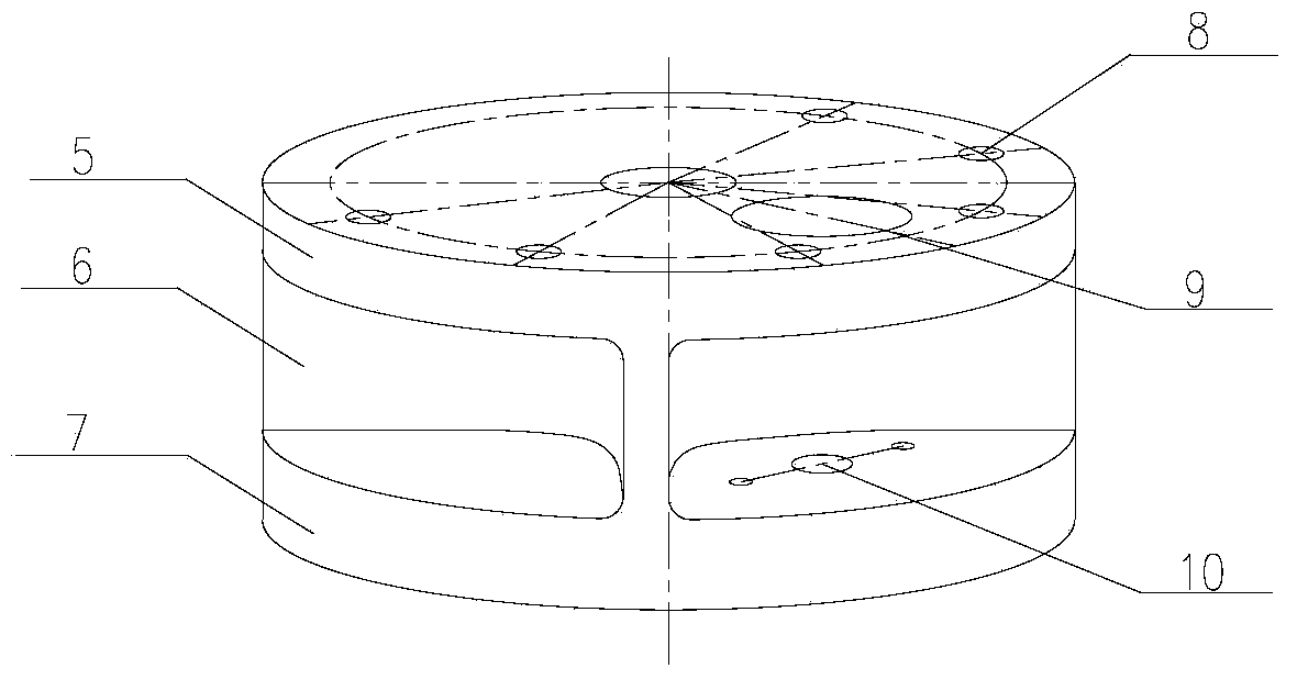 Satellite-rocket separation transition buffering device