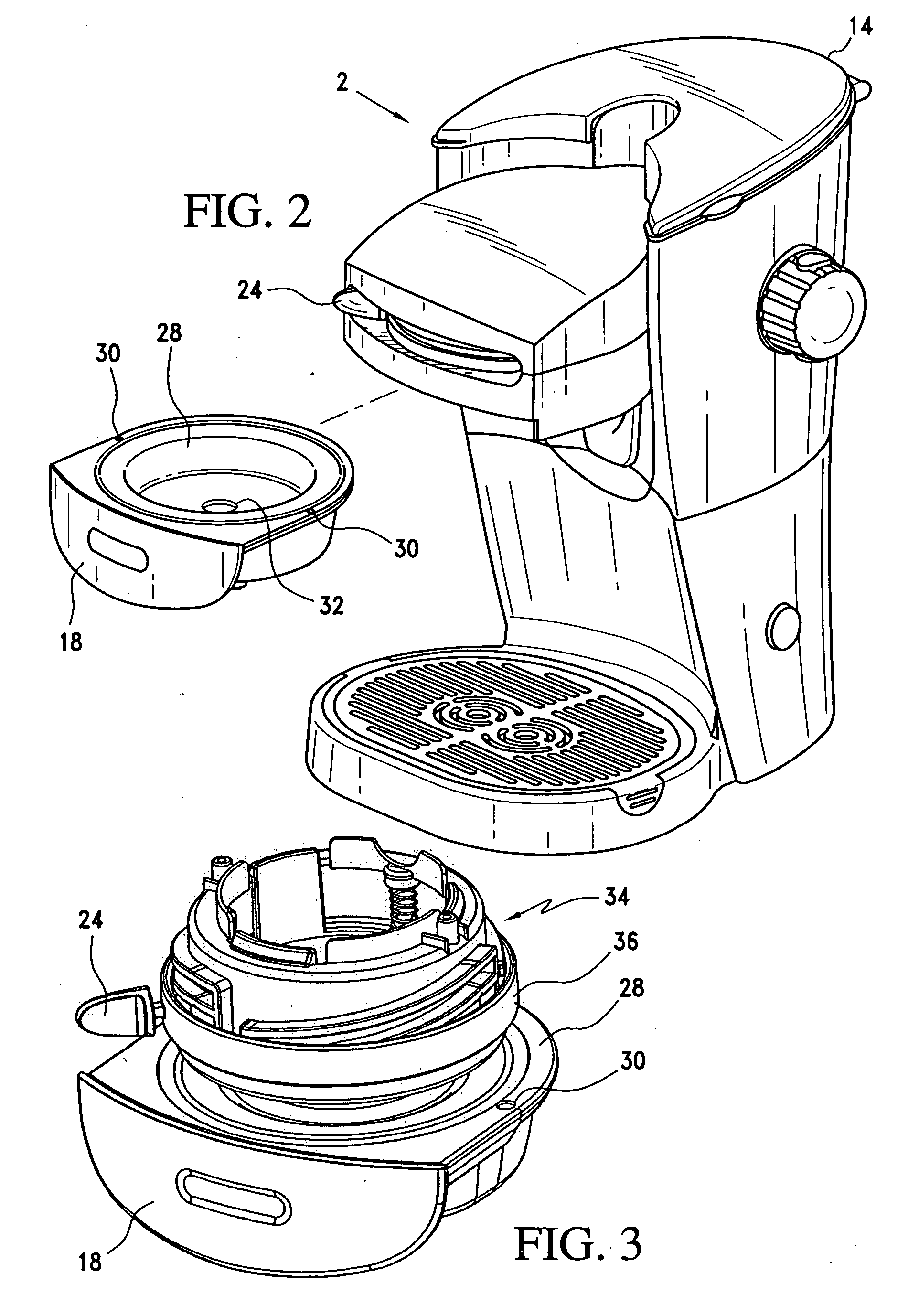 Single serve beverage maker with adjustable brew head