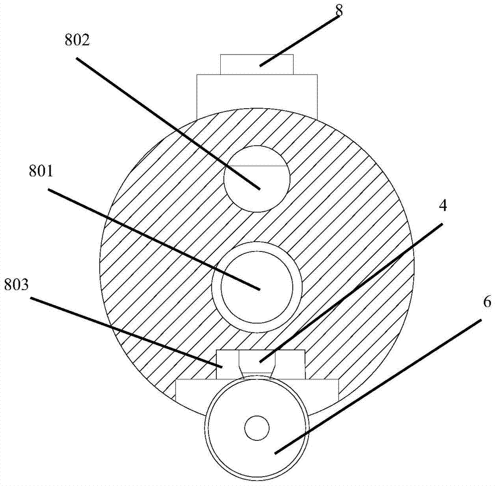 Thyroid puncture injection suction device