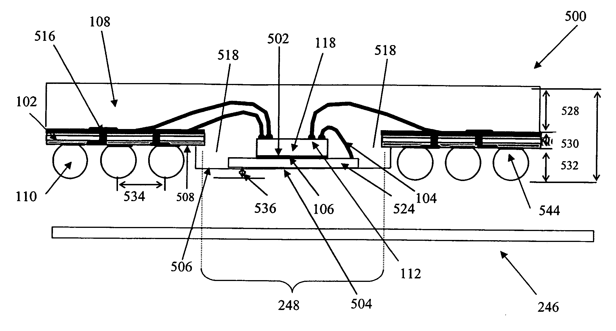 Integrated circuit package having exposed thermally conducting body