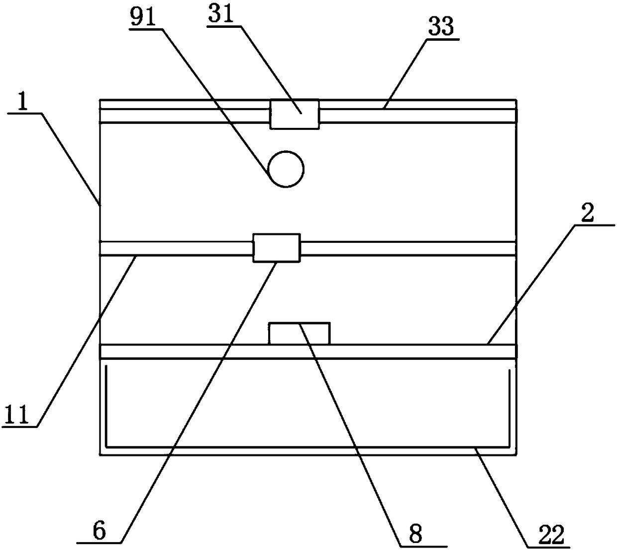 Maintaining device for mold