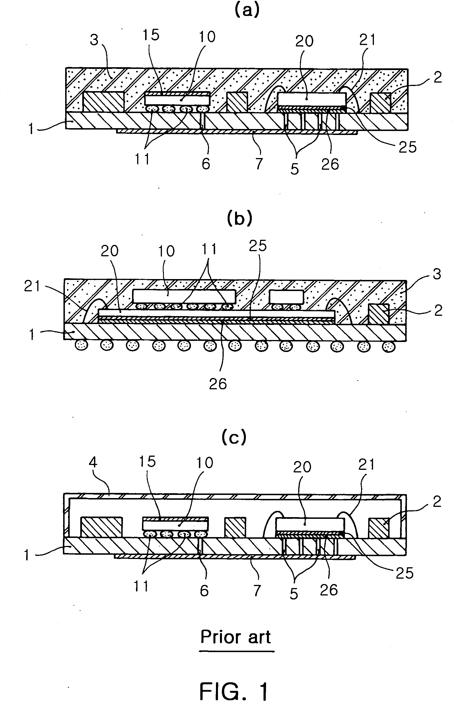 Backside ground type flip chip semiconductor package