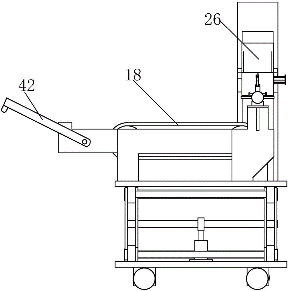 Automatic wall building machine for hollow bricks