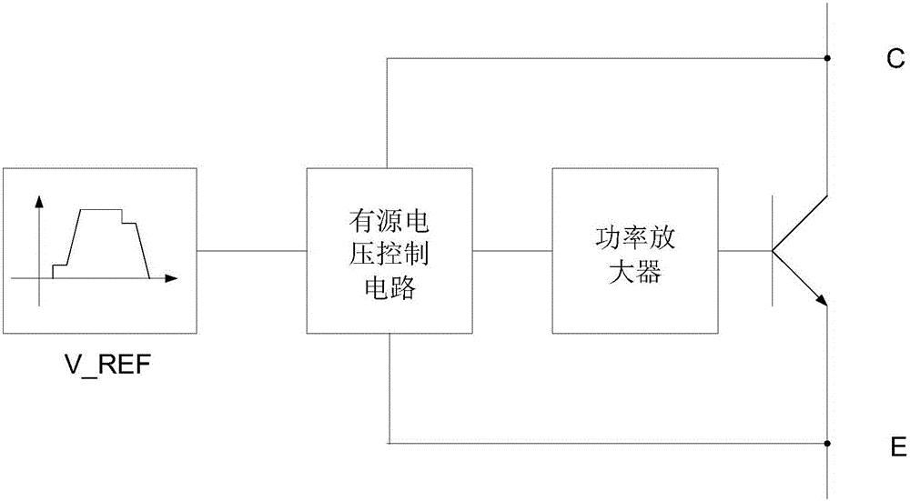 Full-simulation power-amplification driving circuit