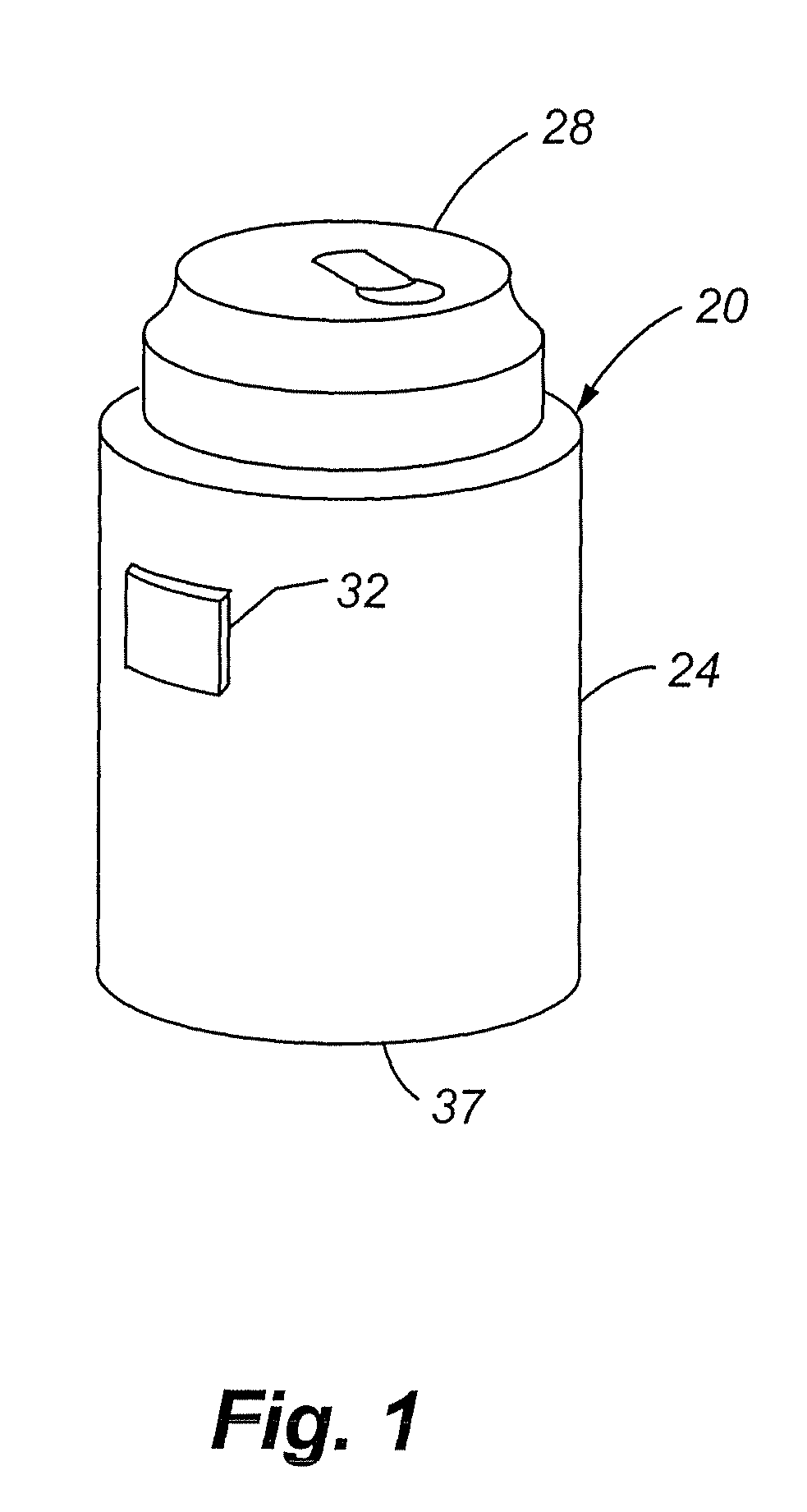 Method for securing a beverage container to a mounting surface