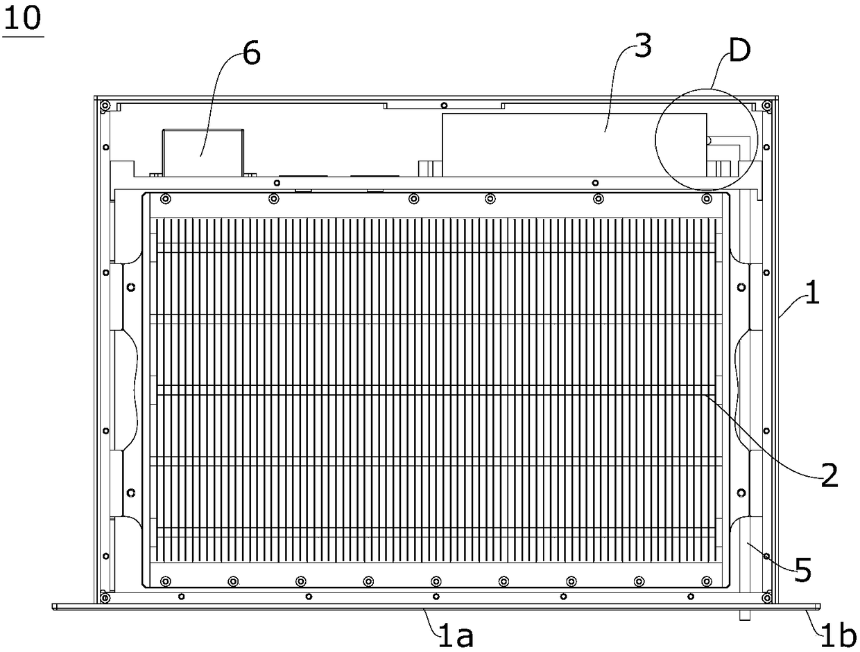 Purification device for cabinet dust removal, bacteria removal and mildew removal and cabinet including same