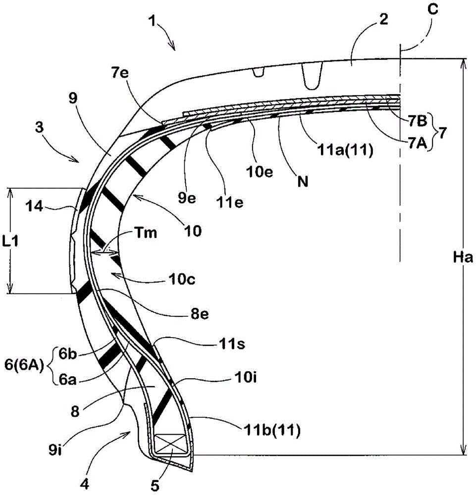 Run-flat tire