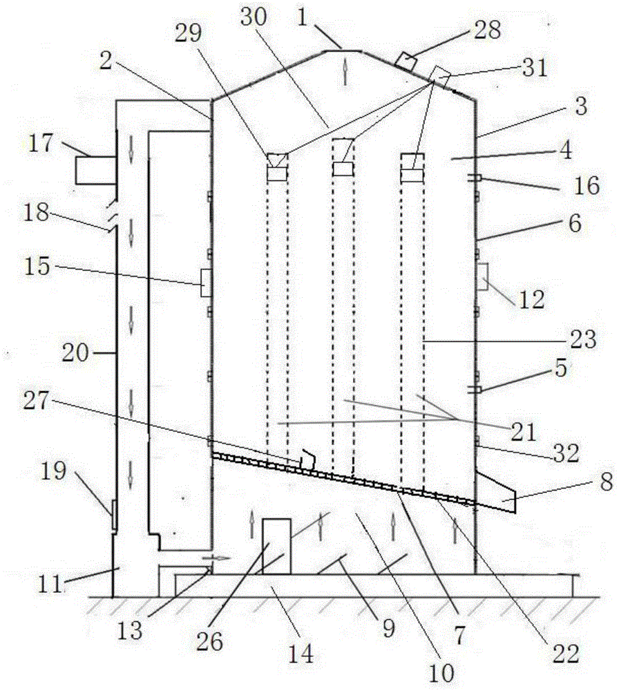 Macadimia nut drying device with weighing devices and macadimia nut drying method