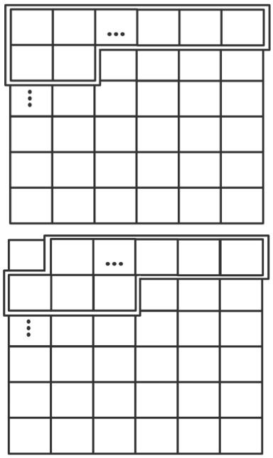 Up-sampling reverse block mapping method