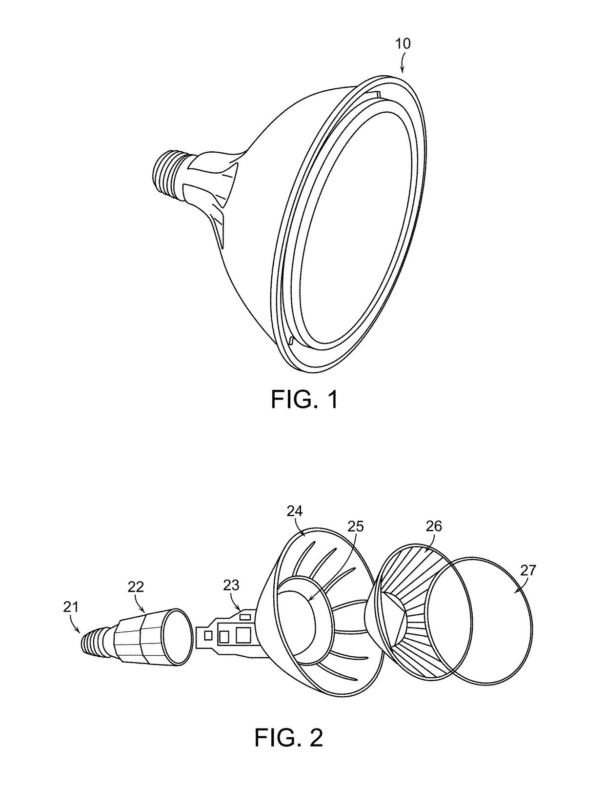 Color mixing optics for LED illumination device