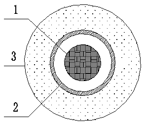 High water pressure precipitation well structure in metro station foundation pit and still water grouting blocking method