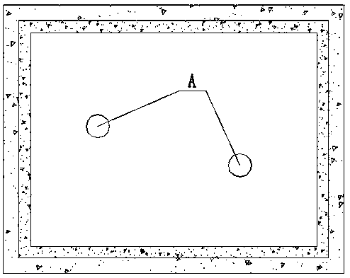 High water pressure precipitation well structure in metro station foundation pit and still water grouting blocking method