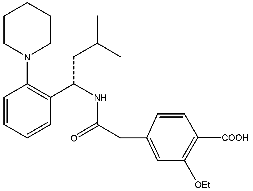 Method for preparing repaglinide intermediate