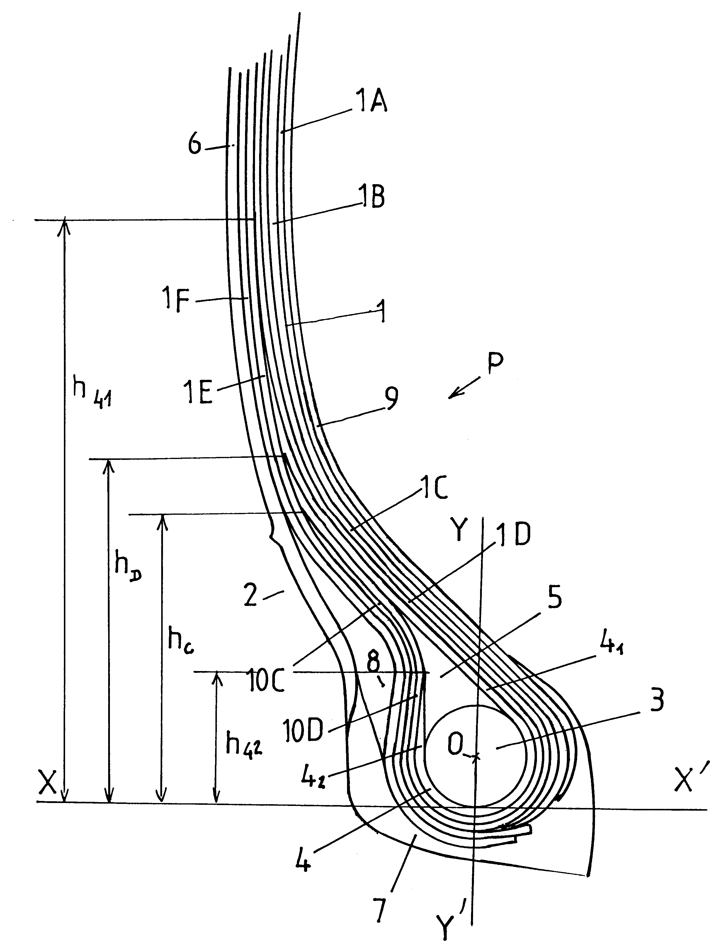 Carcass reinforcement for aircraft tires