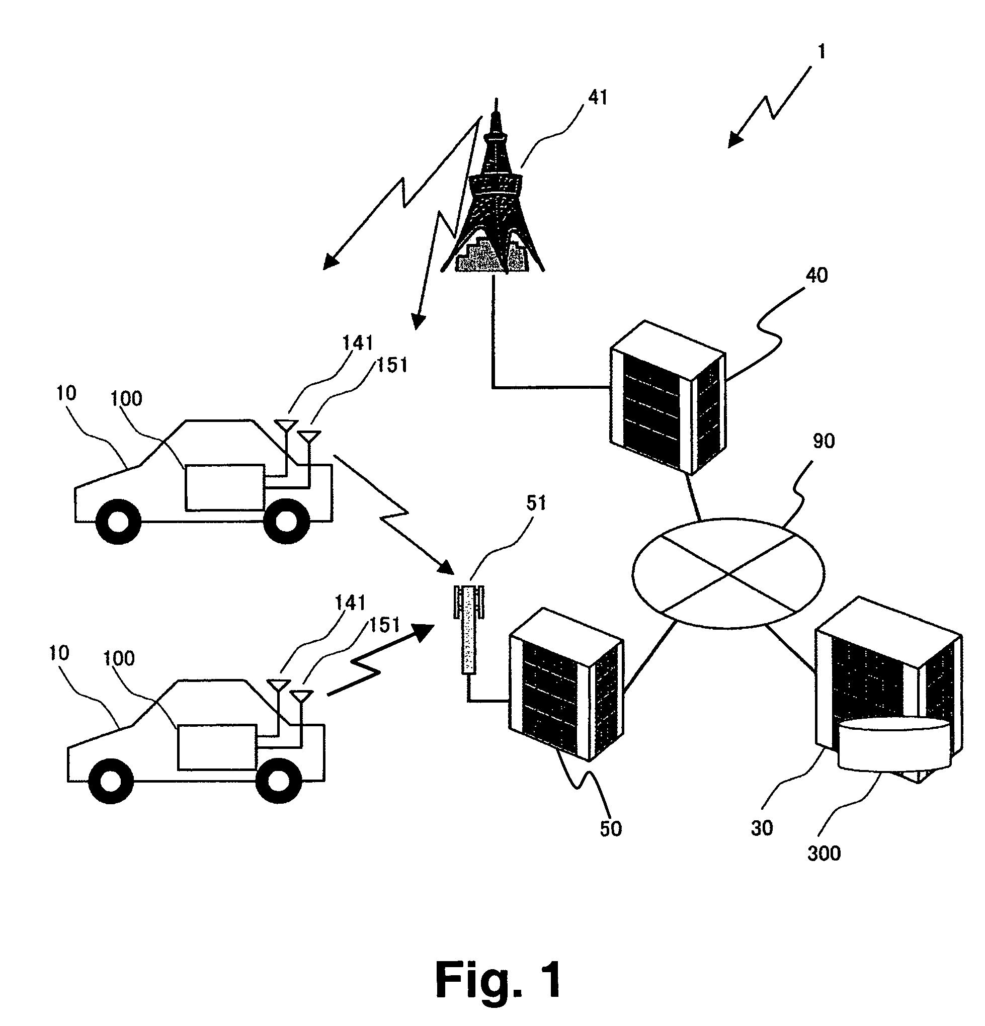 Map data updating system