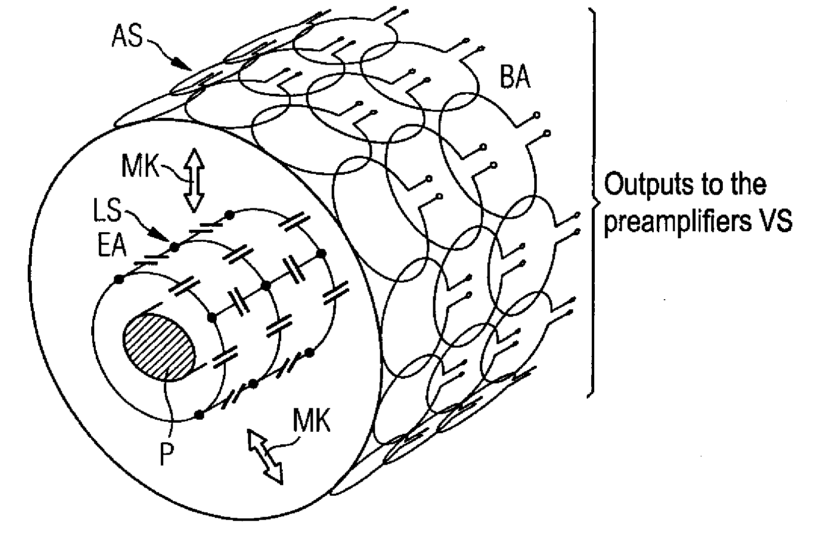 Arrangement for transmission of magnetic resonance signals