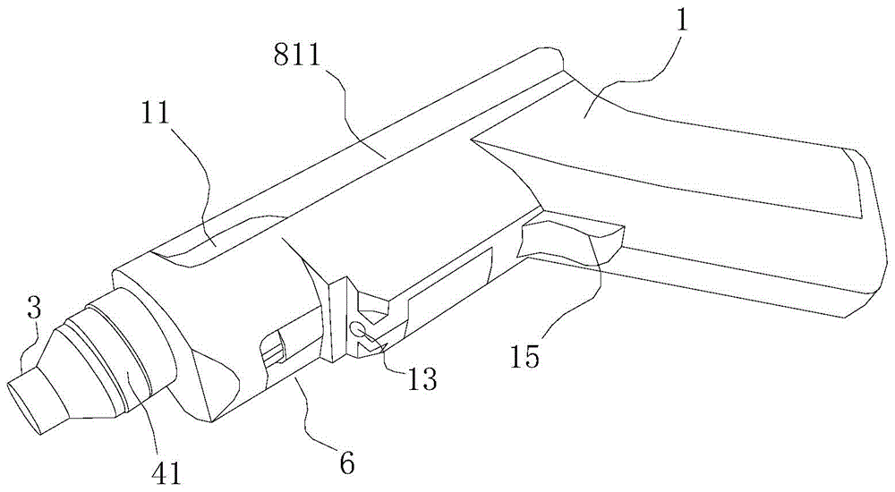 Screwdriver head push-pull type disassembling tool