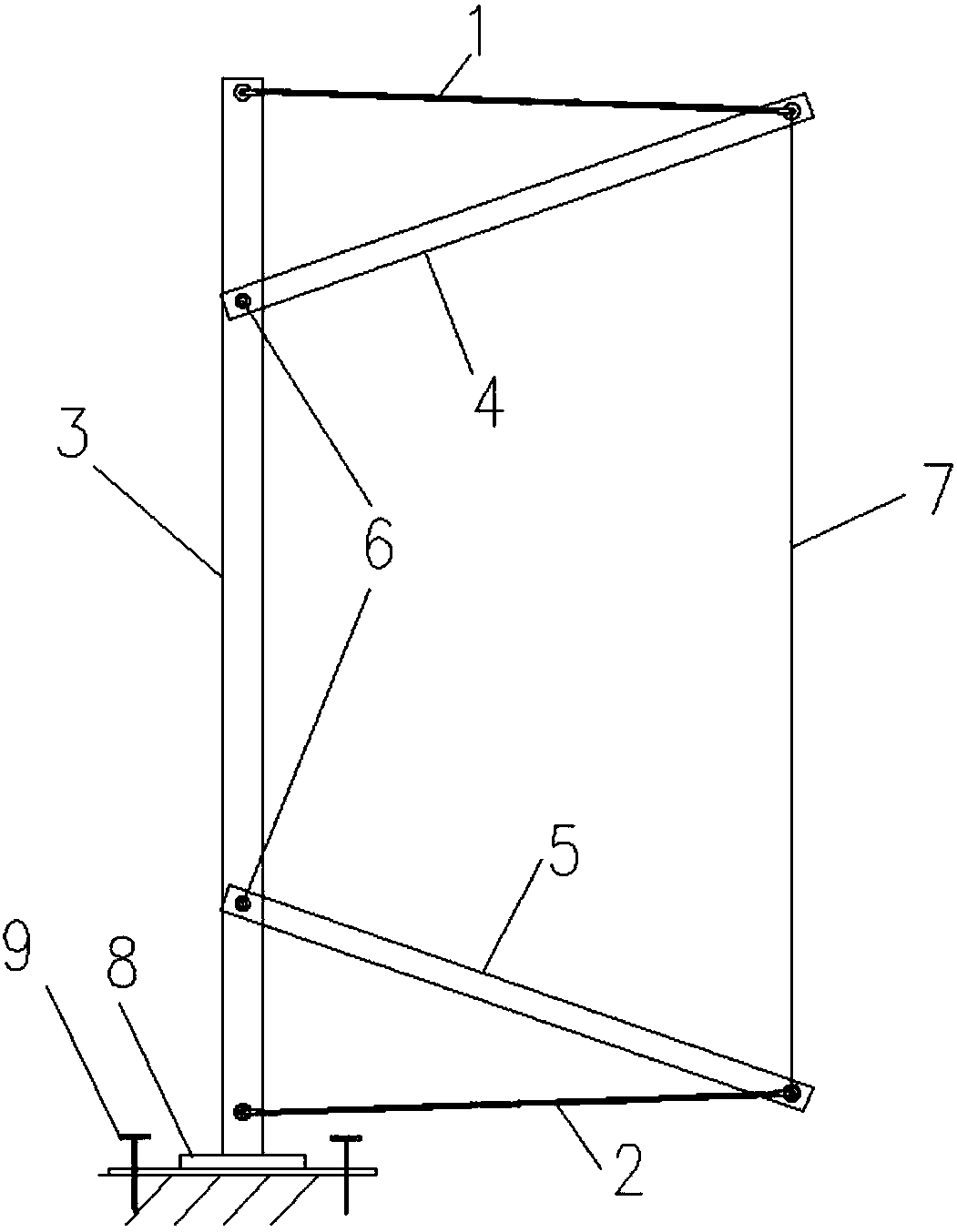 A rope hook recovery device based on elastic damping rope