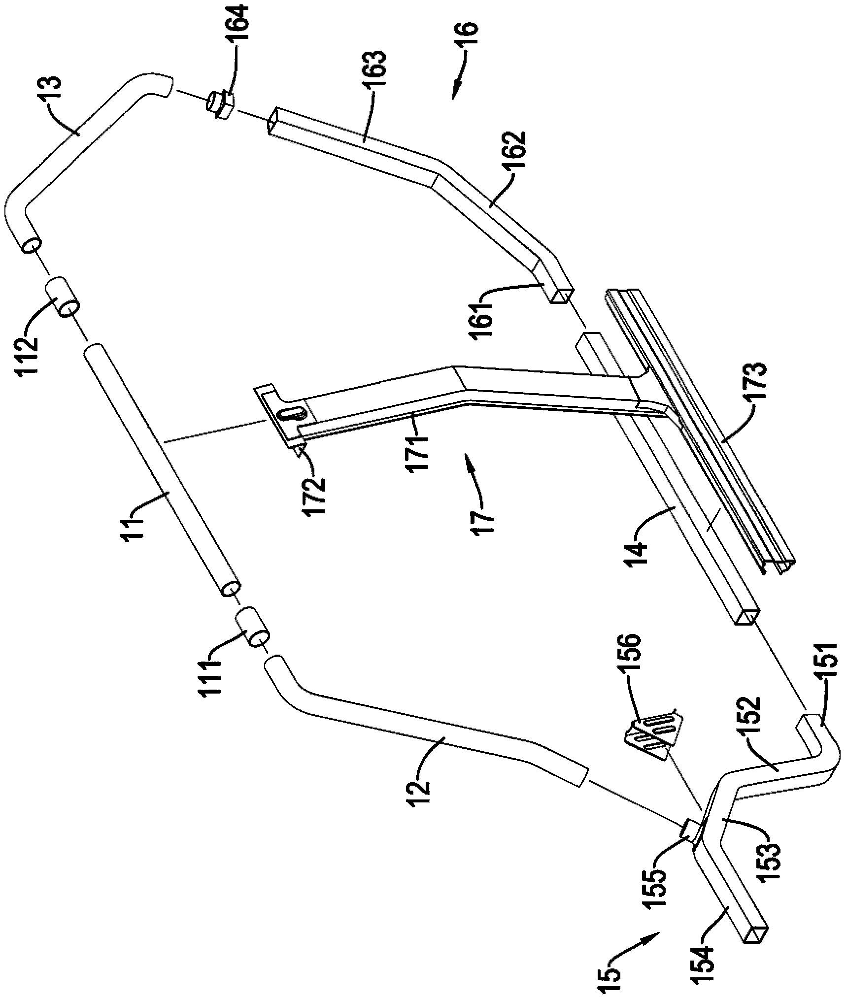 Side-frame vehicle body and assembly method thereof