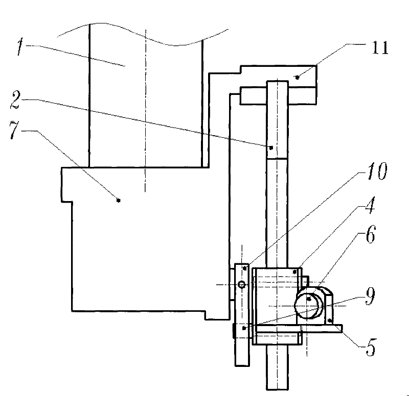 Probe Swing Mechanism for Ultrasonic Inspection of Control Rod Drive Mechanism ω Welds