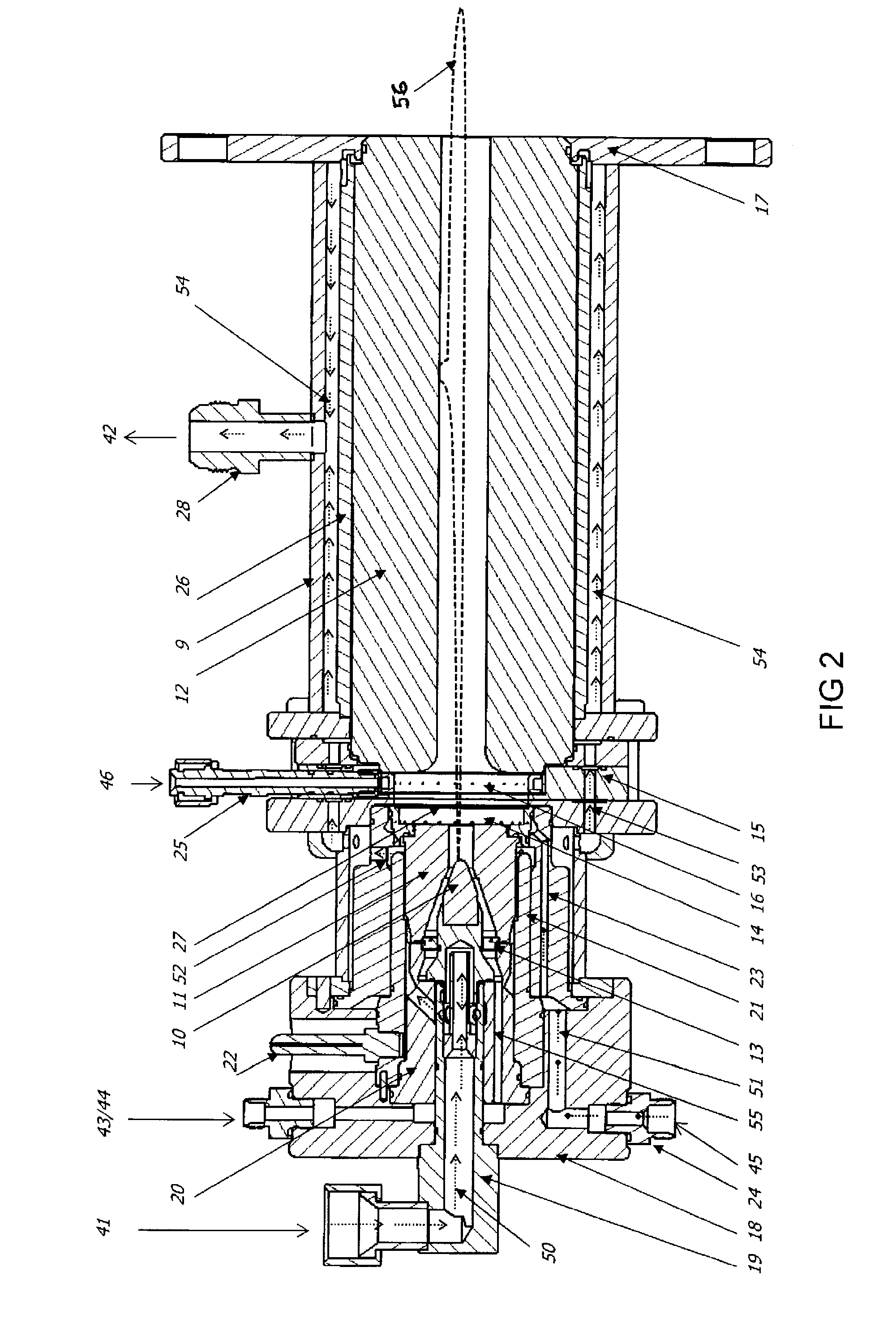 High power DC non transferred steam plasma torch system