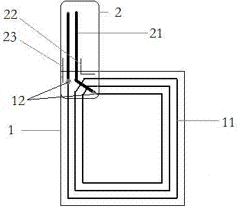 A kind of hybrid nfc antenna and manufacturing method