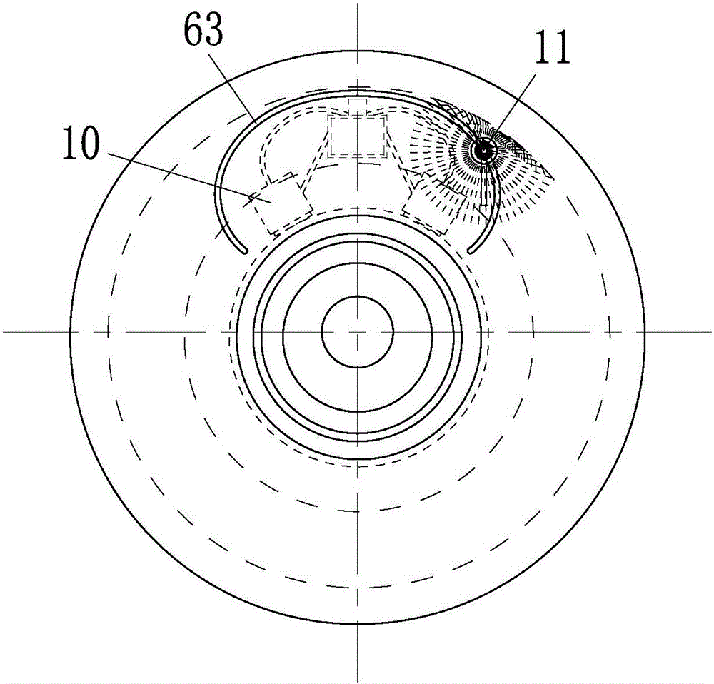 Easy-to-clean brush type alternating-current motor