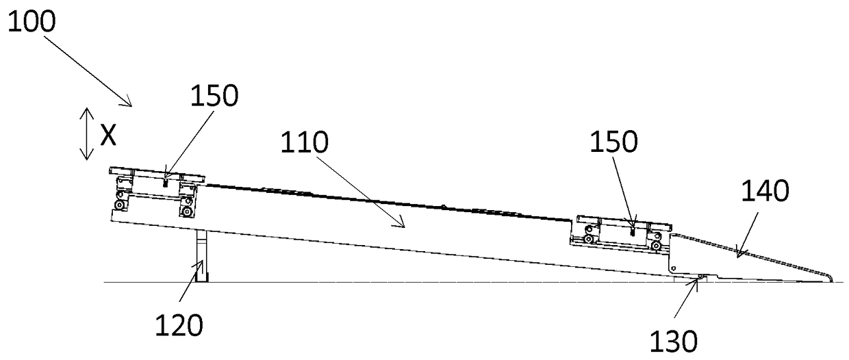 Vehicle power battery changing platform