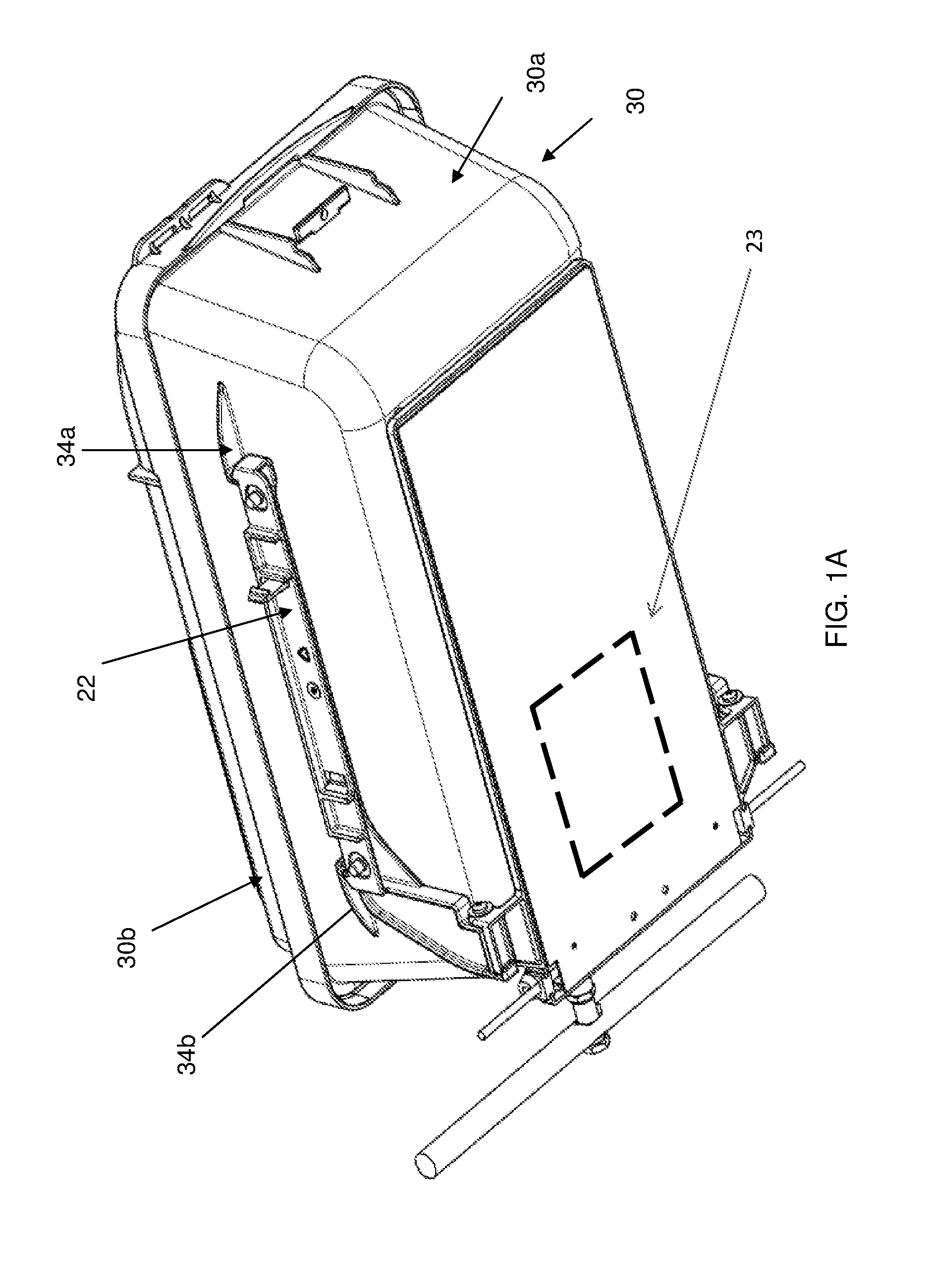 System and method for automatically detecting the presence of cages in the shelf of a facility