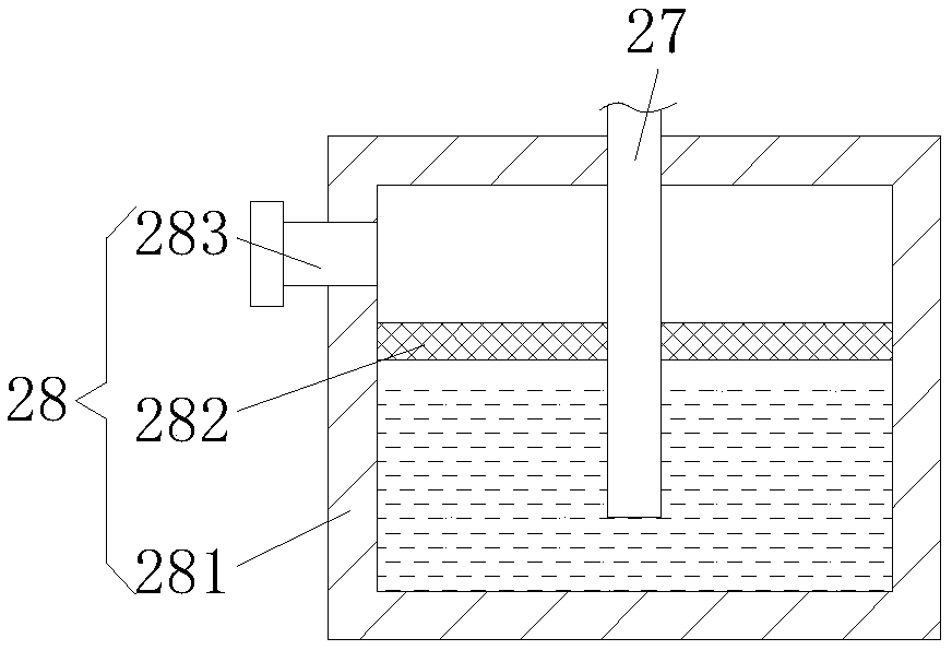 Mixing device for graphene waterproof paint