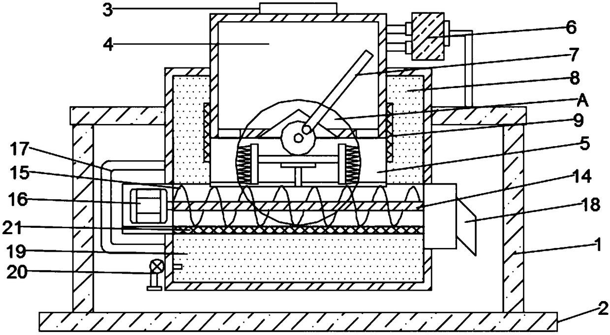 Rapid garbage disposal device based on Internet of Things