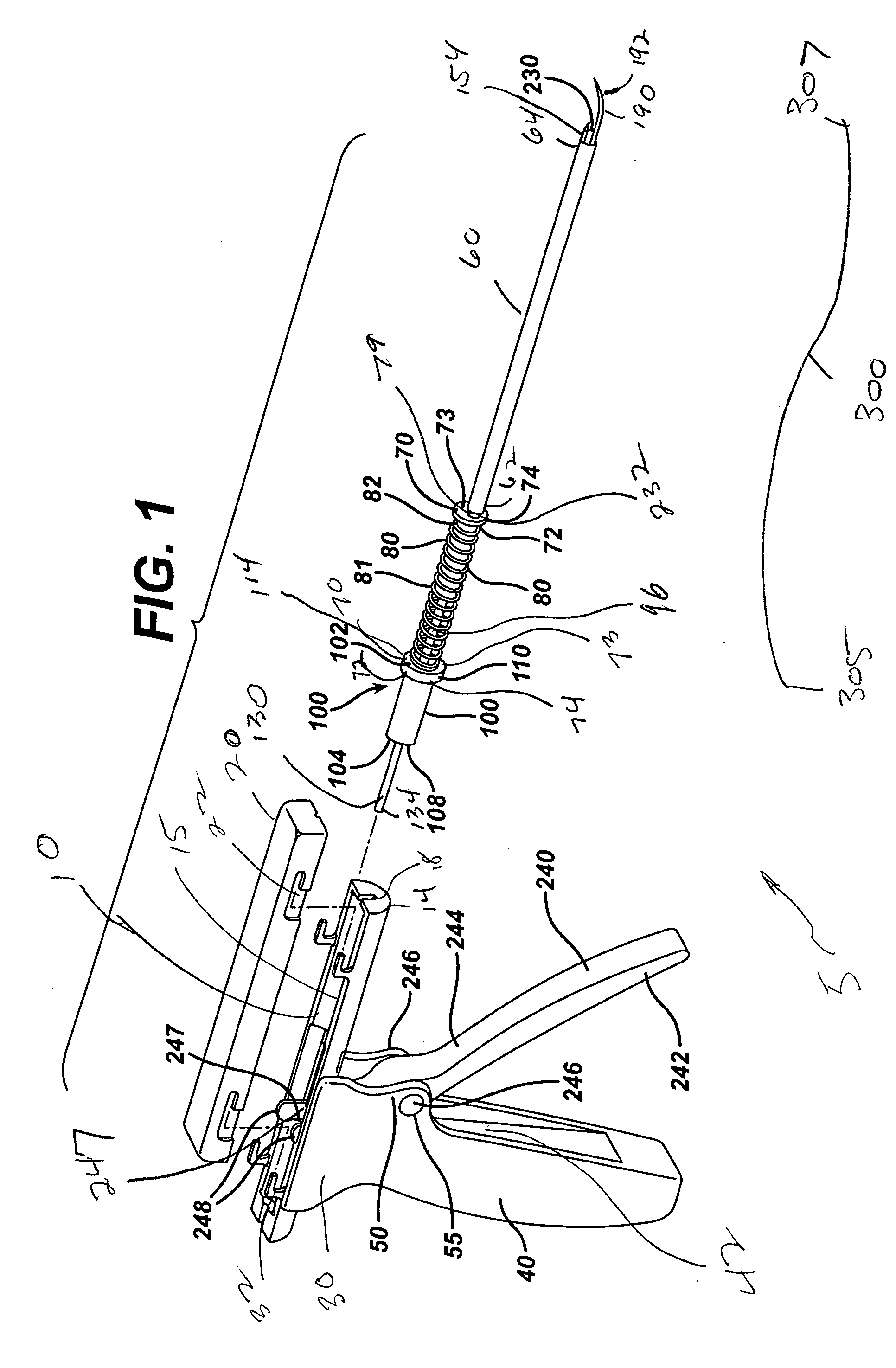 Minimally invasive stitching device