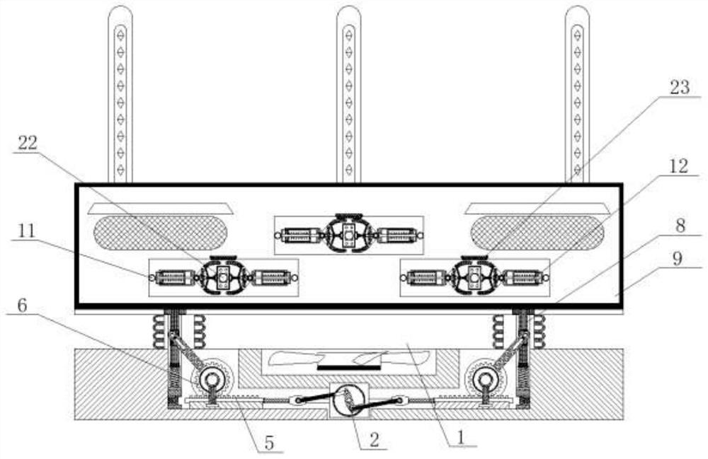 Intelligent manufacturing router with cable interface protection function