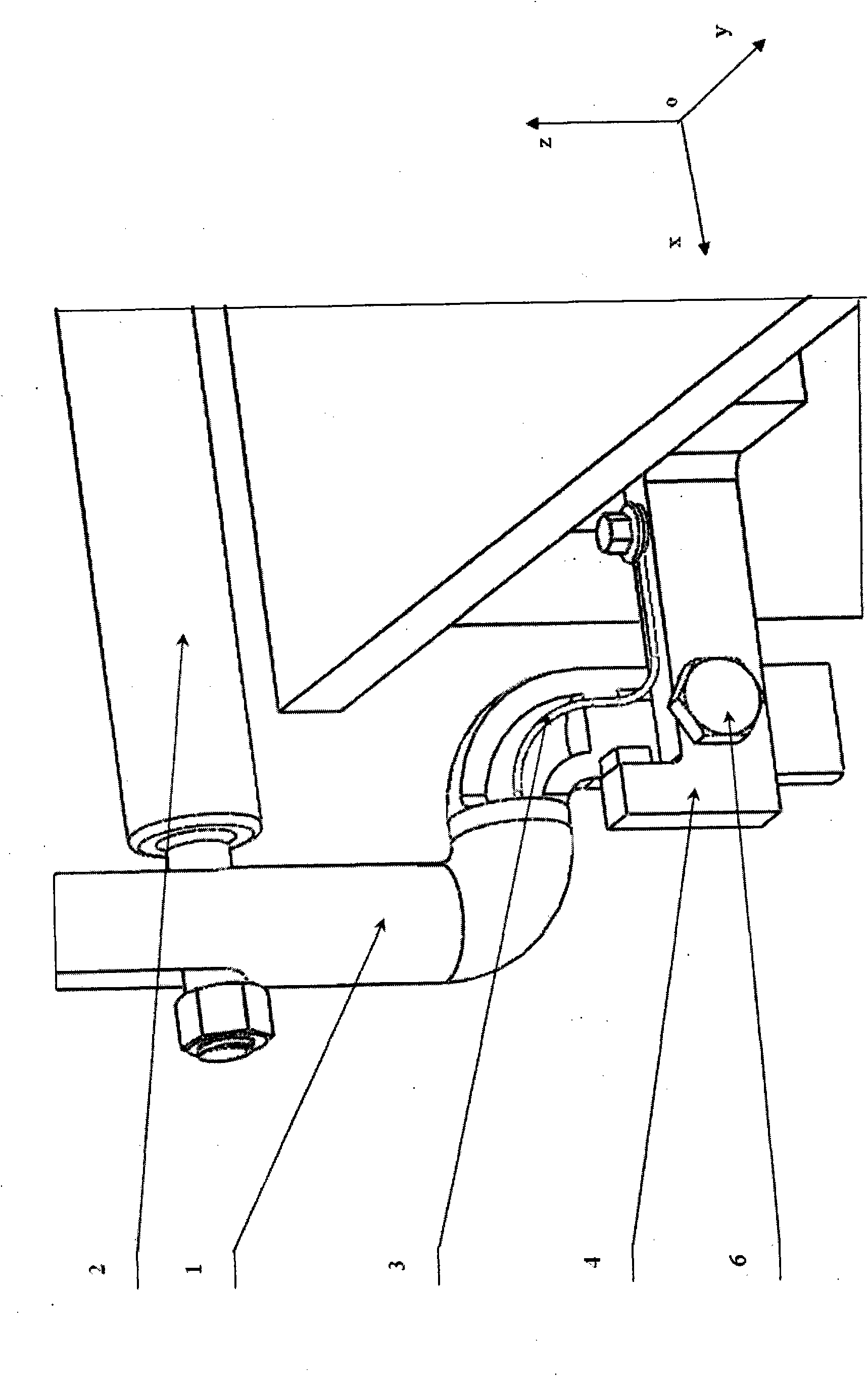 Clamping device for renewable automotive accumulator