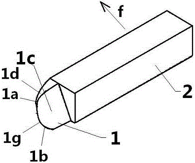 Gradually-cutting inner hole cutter and machining method