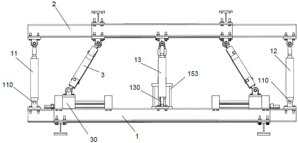 Suspension system test apparatus capable of realizing dynamic loading