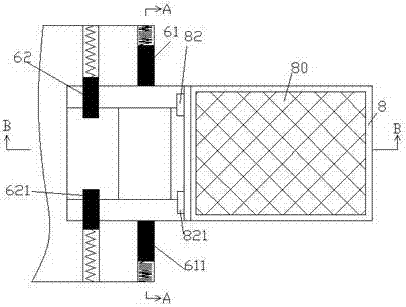 Convenient protection device of municipal inspection shaft and operation method of convenient protection device